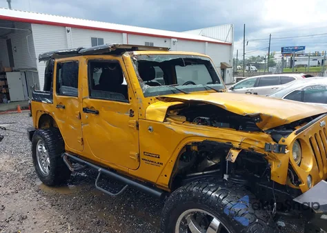 2014 Jeep Wrangler Unlimited Sport from USA, damaged, VIN 1C4BJWDG2EL218625